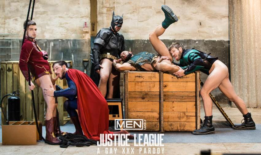 Justice League Porn Parody - The Top 7 Gay Porn Parodies | Gay Naughty List